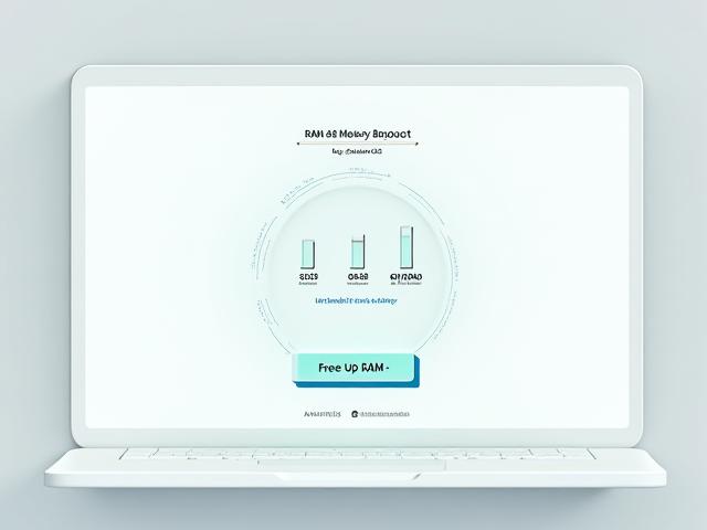 Screenshot of Eudaimon OS Memory Boost interface displaying available and used RAM.