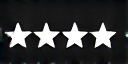 Apple App Store 5-star rating icon