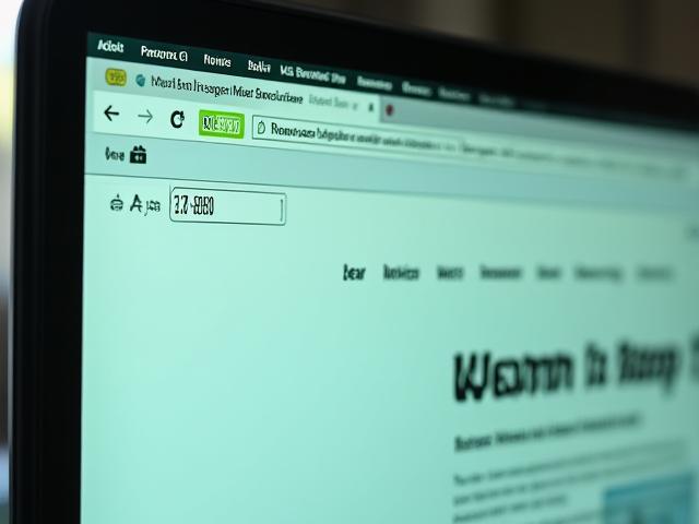 Web browser interface with a green shield icon indicating a safe website